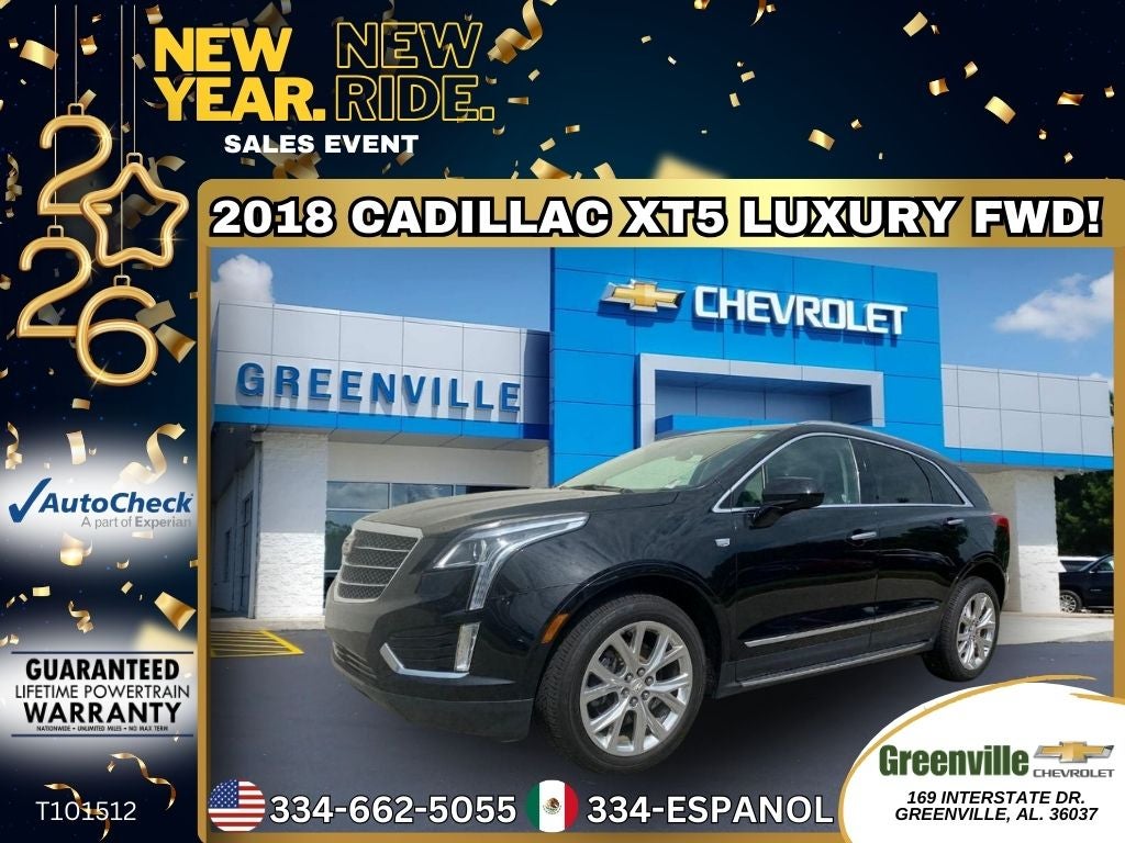 2018 Cadillac XT5 Luxury FWD