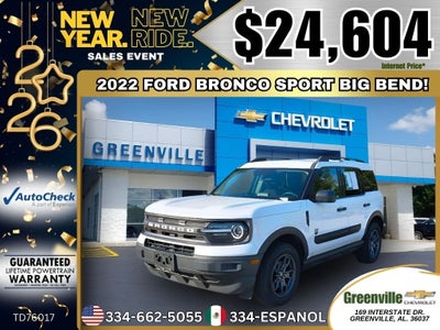 2022 Ford Bronco Sport Big Bend