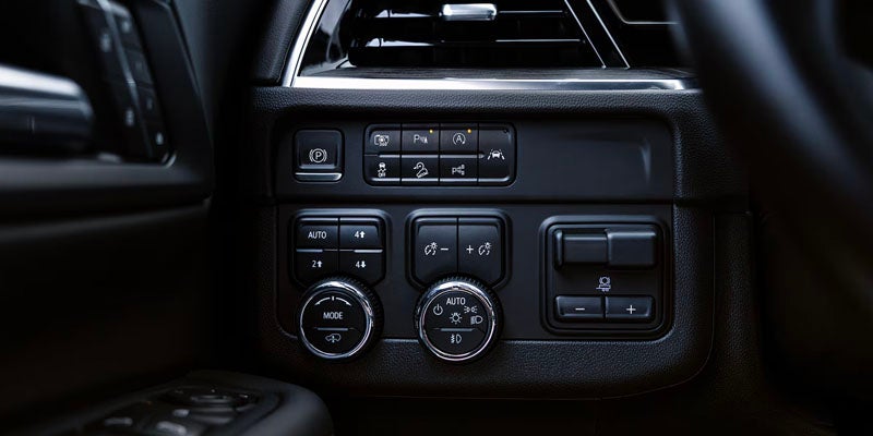 A closer look at driver assistive buttons for the 2025 Chevrolet Tahoe
