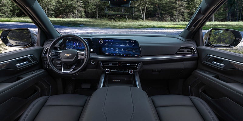The front interior of the 2025 Chevrolet Tahoe